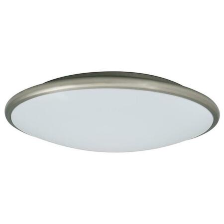 AMAX LIGHTING 13 x 3.5 in. LED Ceiling Fixture Saucer - Nickel LED-M001LNKL